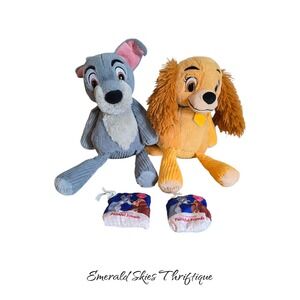 Scentsy Plush Disney Buddy Lady And The Tramp Doll Figure w scentpaks. Free ship